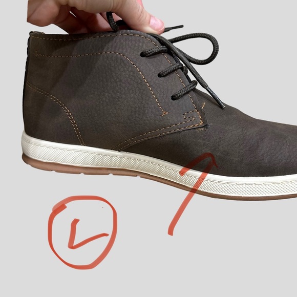 G.H. Bass & Co. Men's Sonoma-2-WX-B Dark Gray Chukka Boots Shoes Size 9 - Picture 8 of 9